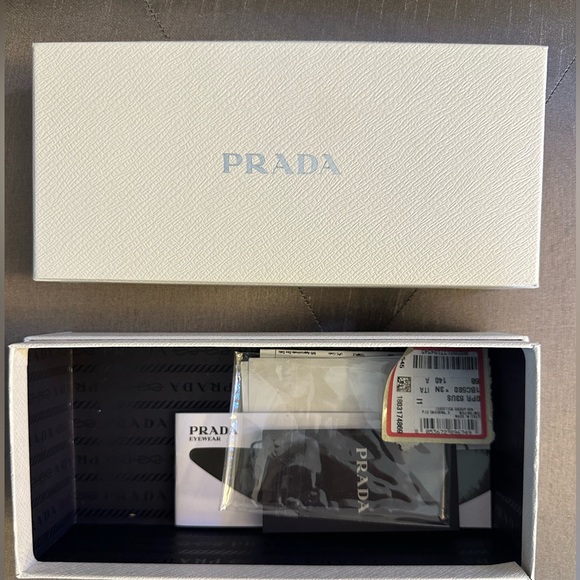 Prada Silver Cat Eye Sunglasses - Brand New main image 7